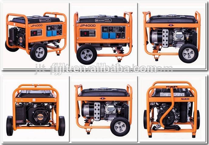 China Factory Gasoline Engine 7kw 7.5kw Portable Gasoline Generator