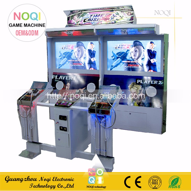 2 Players coin operated time crisis 3 4 5, ct5 arcade video simulator gun shoot game machine