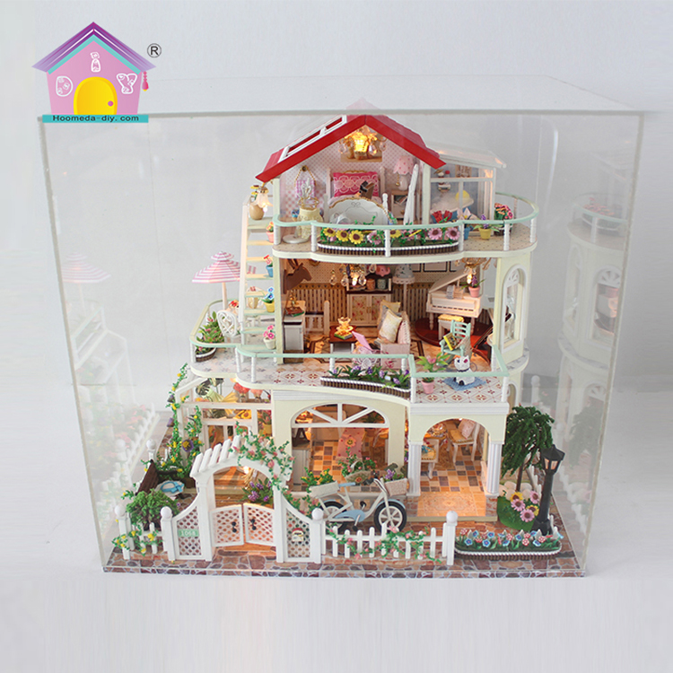 チェーン書店への供給新しいミニロフトドールハウスDiy