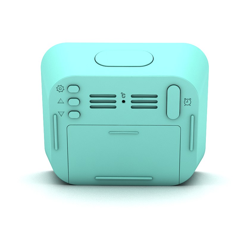 Newly ABS Digital Desk Clock with Backlight and Talking Function