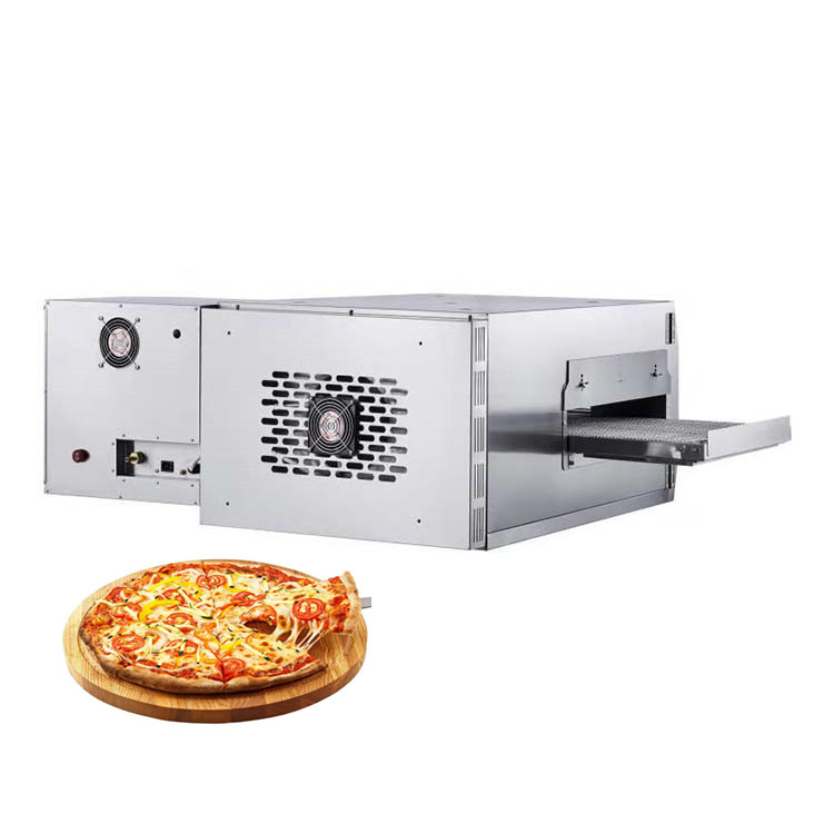 OC-MGP-18H Commercial Stainless Steel Fast Heating Gas Conveyor Pizza Oven For Sale