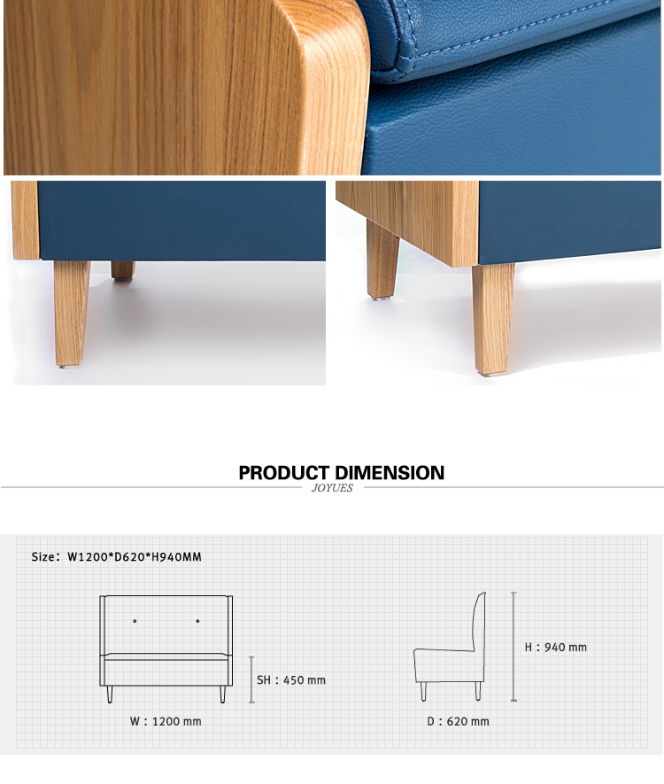 Pu Leather Restaurant Booth YB-022 Joyues restaurant booth seating for Restaurant