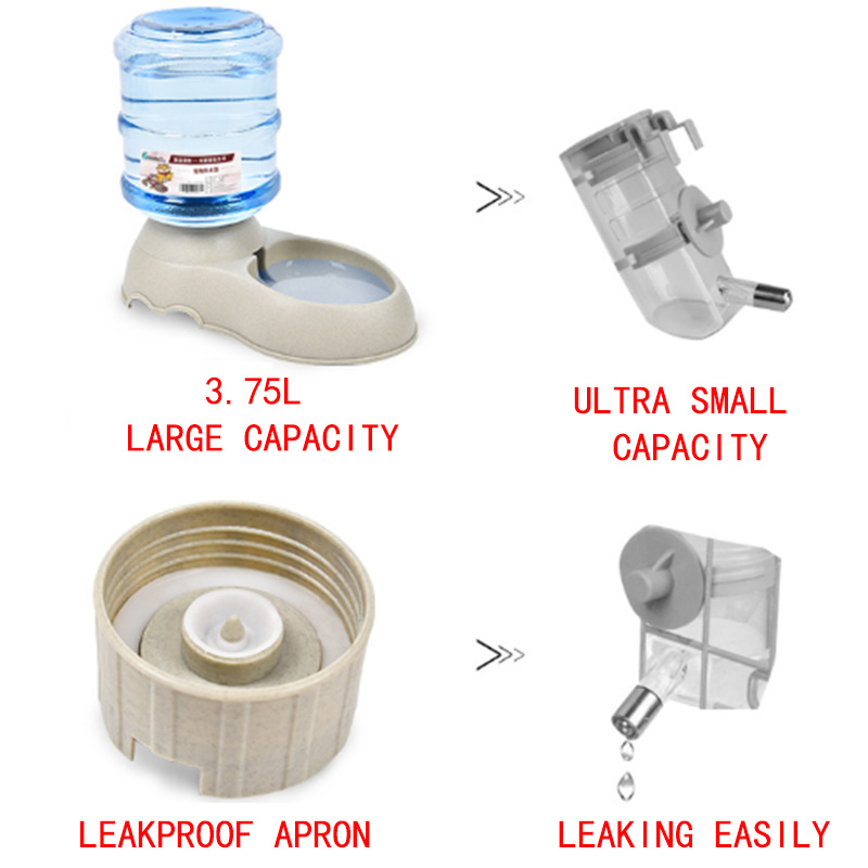 Automatic pet feeder and cat water dispenser pet water feeder