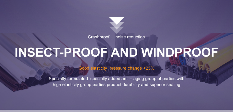 dustproof electric cabinet door rubber sealing strip