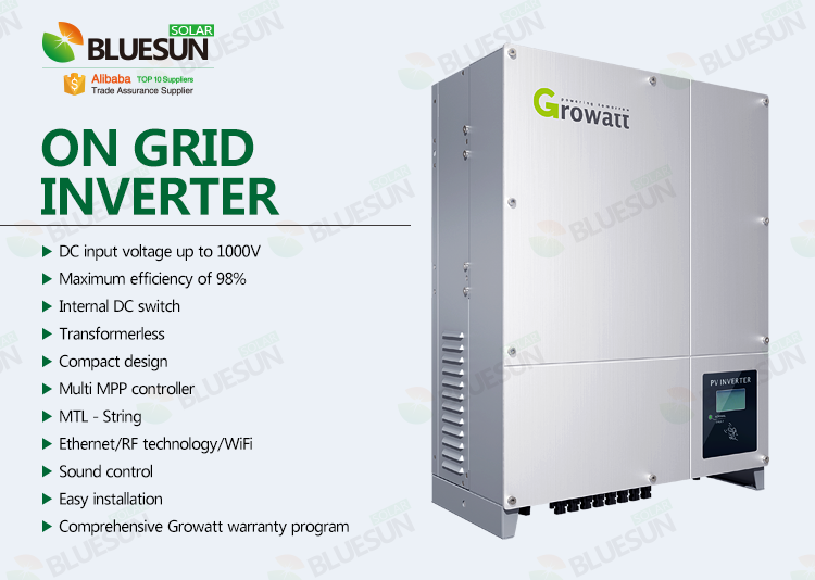 Growatt wind turbine inverter grid connection inverter 3 phase 10kw