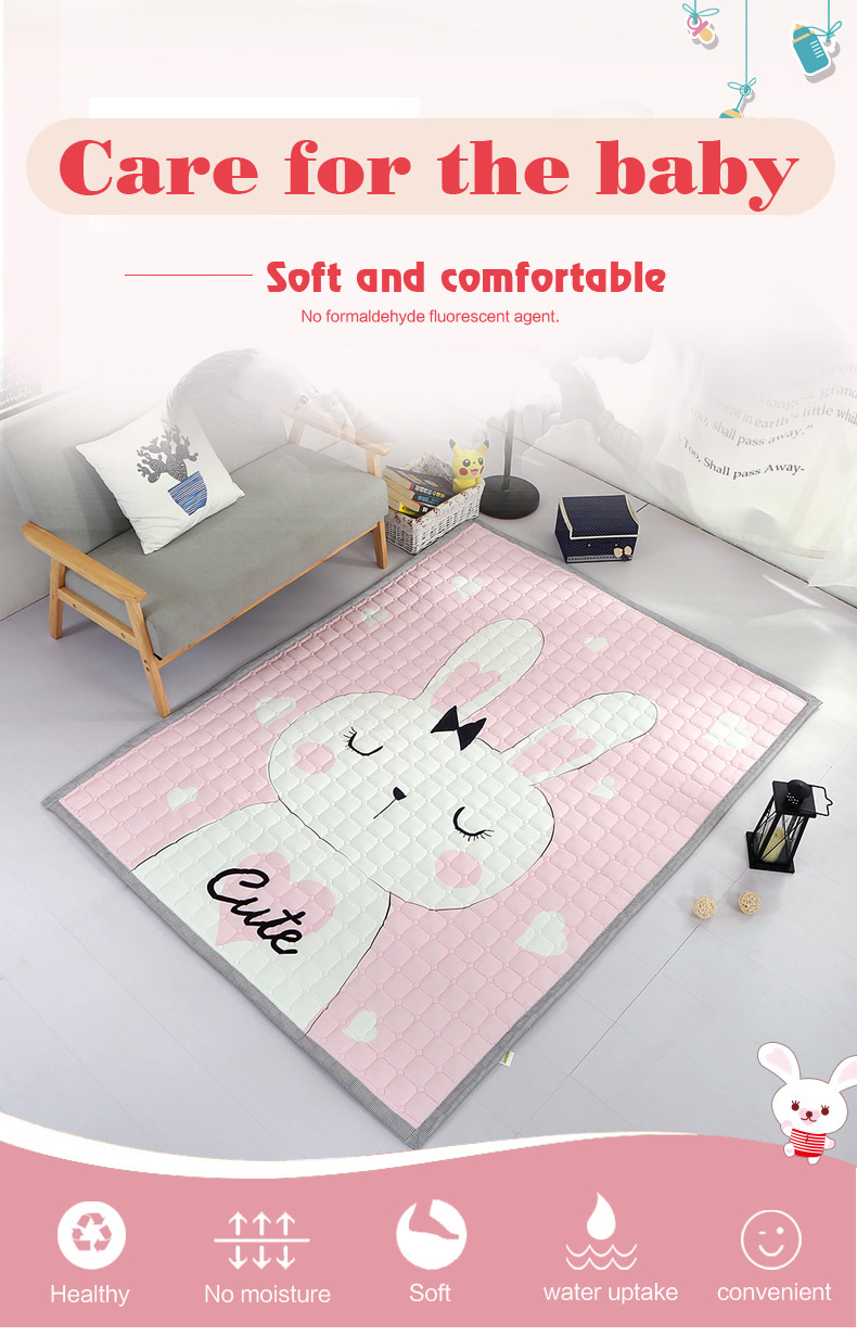 quilting printing carpet for baby protect pad baby crawling mat in winter baby play mats carpet out door carpet