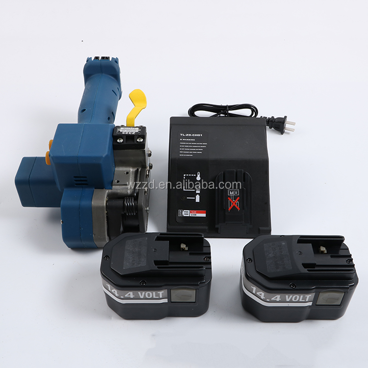 Z323 handheld Portable Battery Powered PP PET Plastic Friction Welding Tensio<i></i>ning Strapping Machine