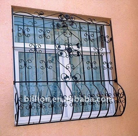 Decorative Wrought Iron Windows Grill Design - Billion Brand