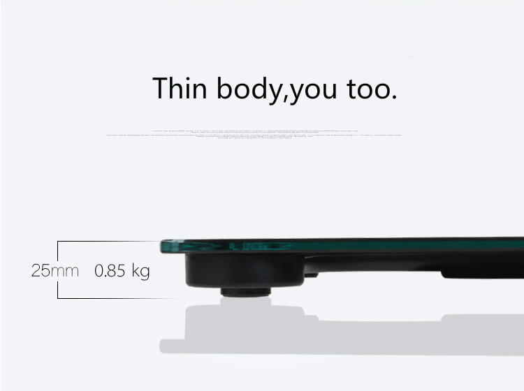 LED Bathroom Scale 180Kg 396lb Body Weight Scale