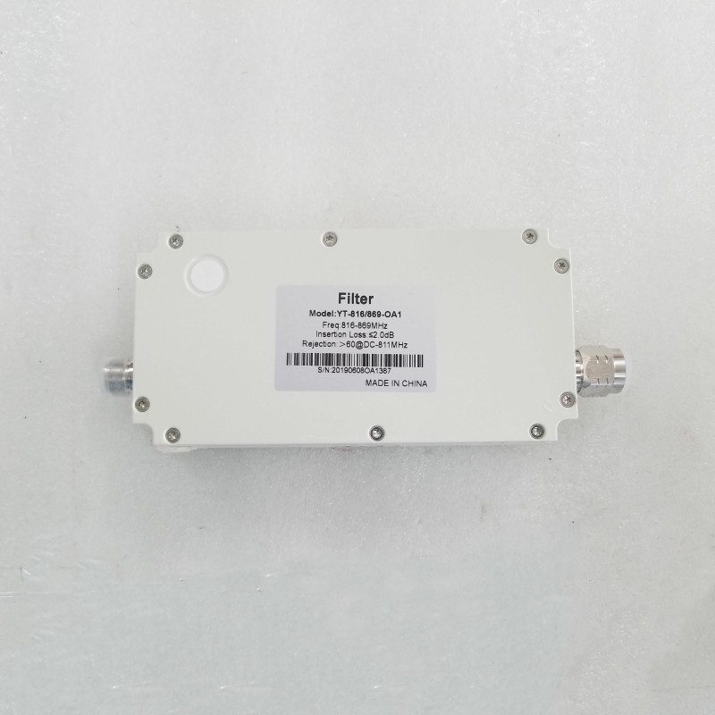 UHF 791~821MHz RF Cavité Filtre Passe-Bande - Chine Filtre passe-bande RF, filtre RF