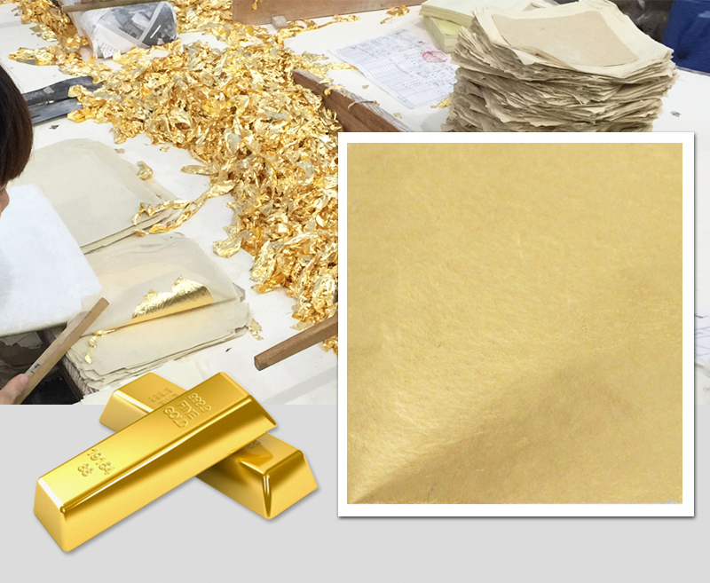 8厘米 99% 5 pcs 转移包装保持皮肤紧致抗氧化美容面膜 24k 食用金箔