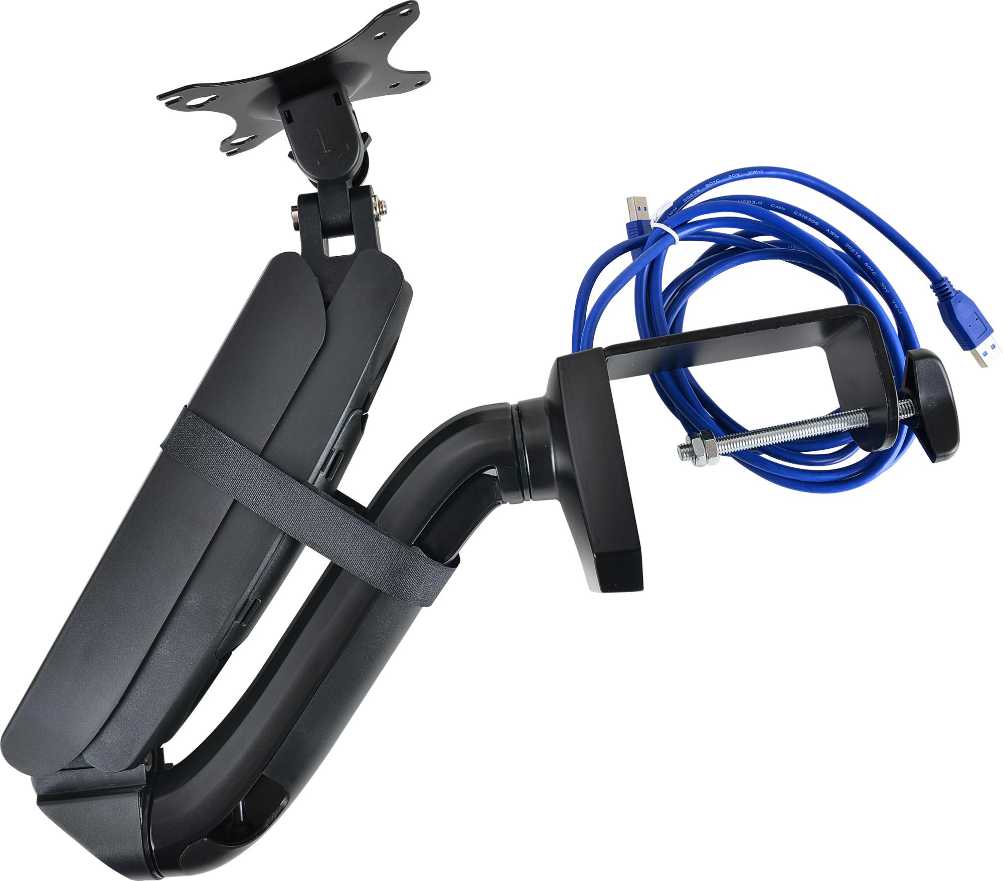 JLT Gas Spring Full Fotation 360 Degrees LCD Monitor Desk Mount Stand