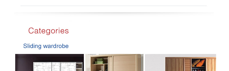 L shape sliding door wardrobe cabinet closet