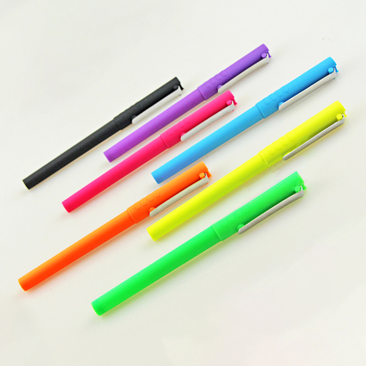 Colorful Promotional Plastic Gel Pens with Custom Logo