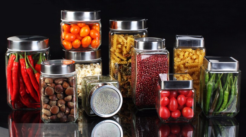 Wholesale 500Ml screw top lid glass honey jar glass jam jar with good seal