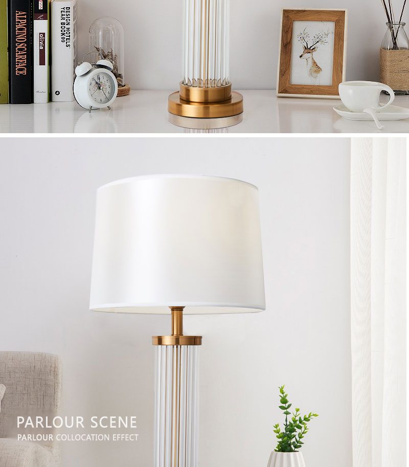 customize lamp Hotel desk lamp Home Decorative table lamp Transparent glass lighting for Bedroom living room