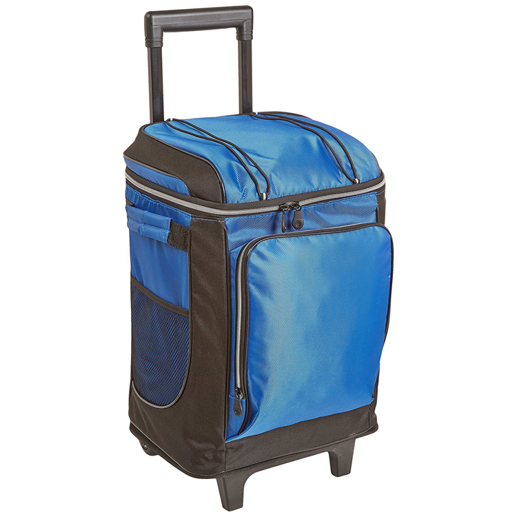 Chariot &agrave; sac isotherme &agrave; 2 sections d'une capacit&eacute; de 40 canettes avec isolation thermique
