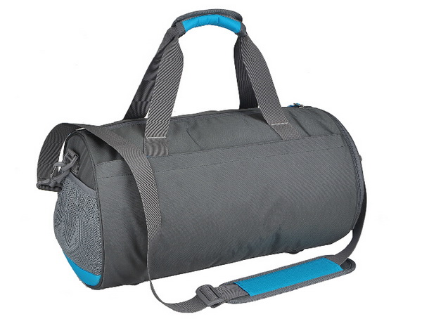 Borsa da palestra borsone da calcio a forma di barile da esterno con scomparto per scarpe