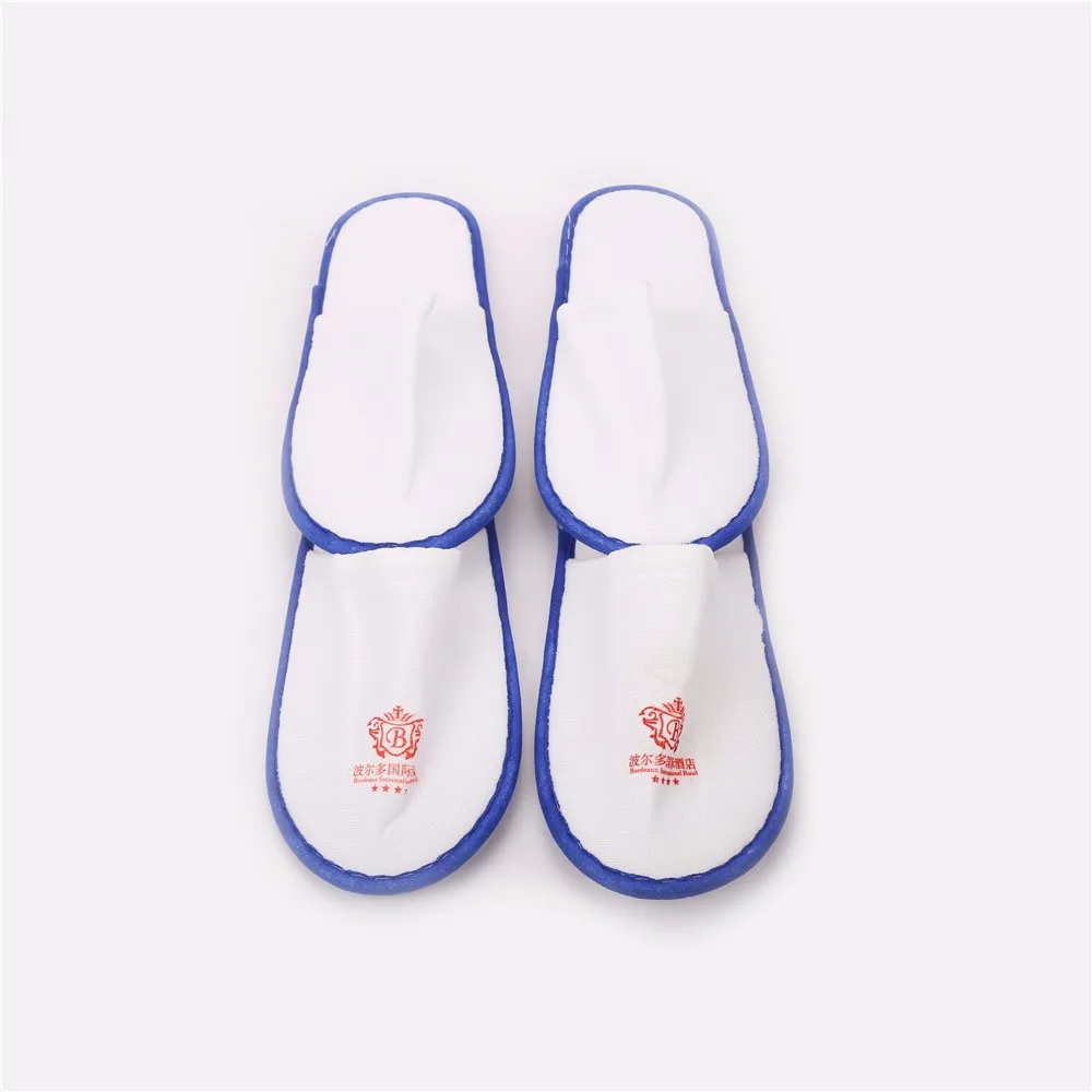 Customize colored sublimation printing slippers for motel nylon slipper