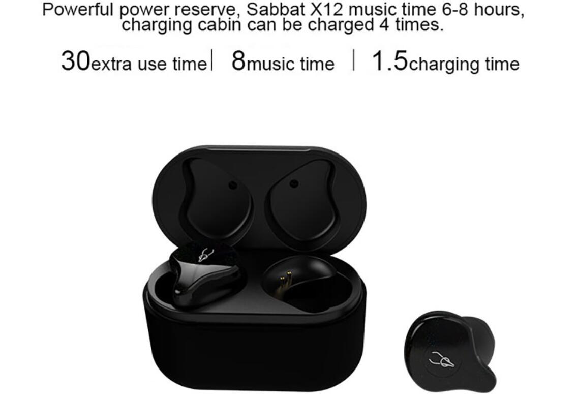 Sabbat X12 Pro Bt Wireless Earbuds With Ipx5 Waterproof Anc