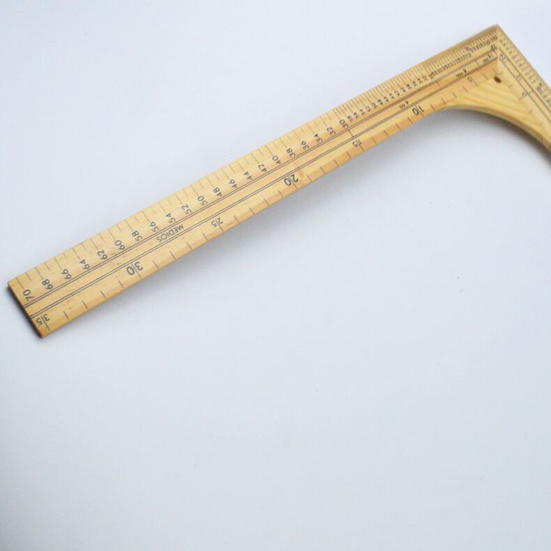 OEM Measuring Tools 60cm Angle L Shape Square Wooden Ruler