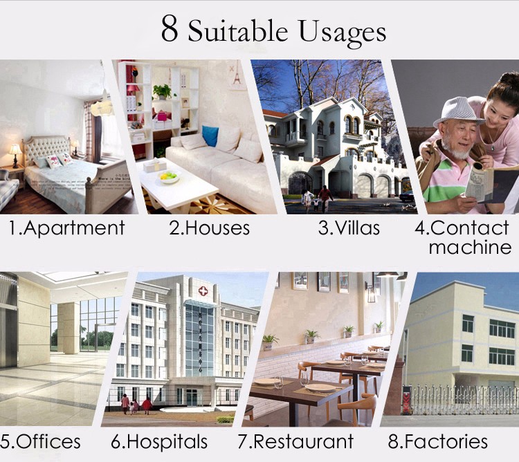 Oem\Odm No Radiation Battery Free Self Powered door bell wireless door bell