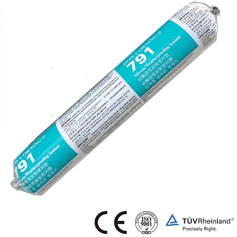 Dow corning 791 one part neutral curing white silicone sealant for glass