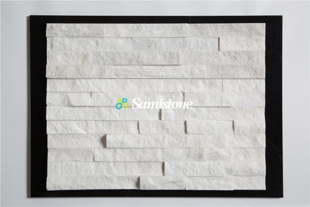Samistone White Slate Culture Stone Wall Cladding for Villa Exterior Interior