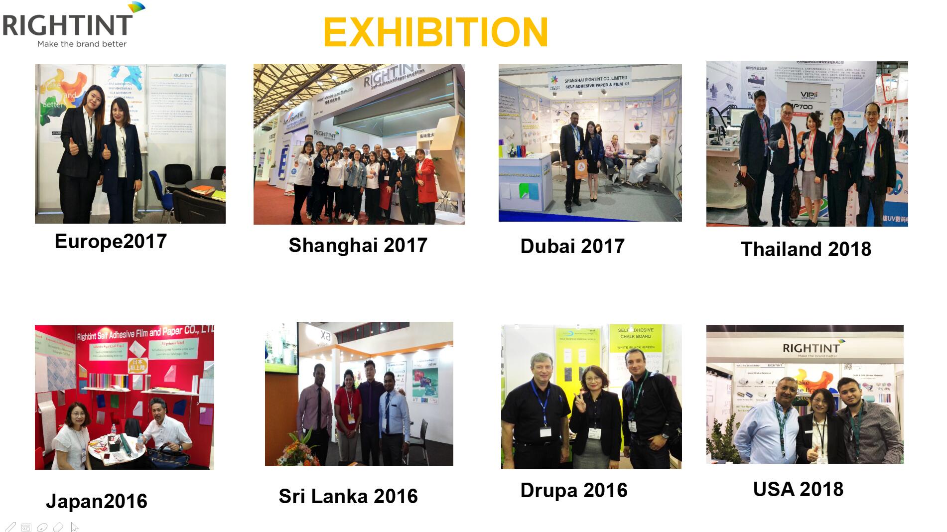 inkjet High quality printed  waterproof inkjet sticker vinyl a4 waterproof sticker paper