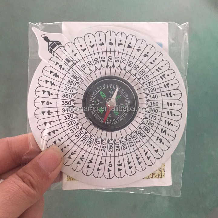 Muslim Kaaba Qibla Direction Finder Handheld Qibla Compass Islamic