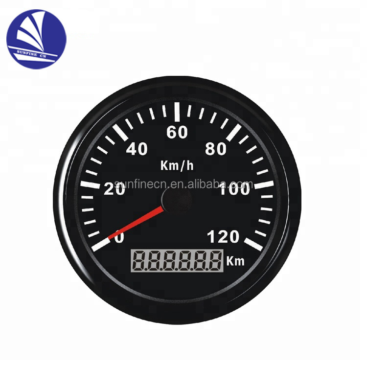 0-120km/h調整可能 9-32V汎用GPSスピードメーター/電気メーター/車速計