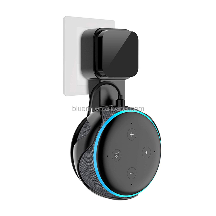 Supporto Parete Per Google Home Mini E Echo Dot 3 - Presa A Muro, Nasconde Cavi, Opzioni Montaggio - Foto 3