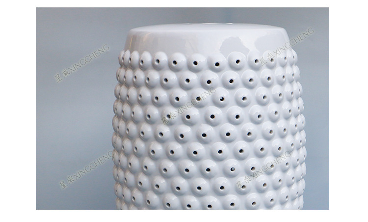 Porcelain outdoor garden seat  Chinese ceramic stool and standing for Dressing or Shoe changing stool at home