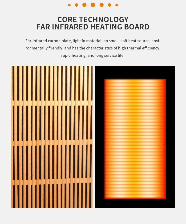 2 person full spectrum infrared sauna room