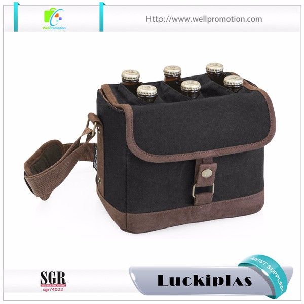 Commercio all'ingrosso del sacchetto del dispositivo di raffreddamento della caramella della birra del dispositivo di raffreddamento del vino della borsa del ghiaccio di logo su ordinazione