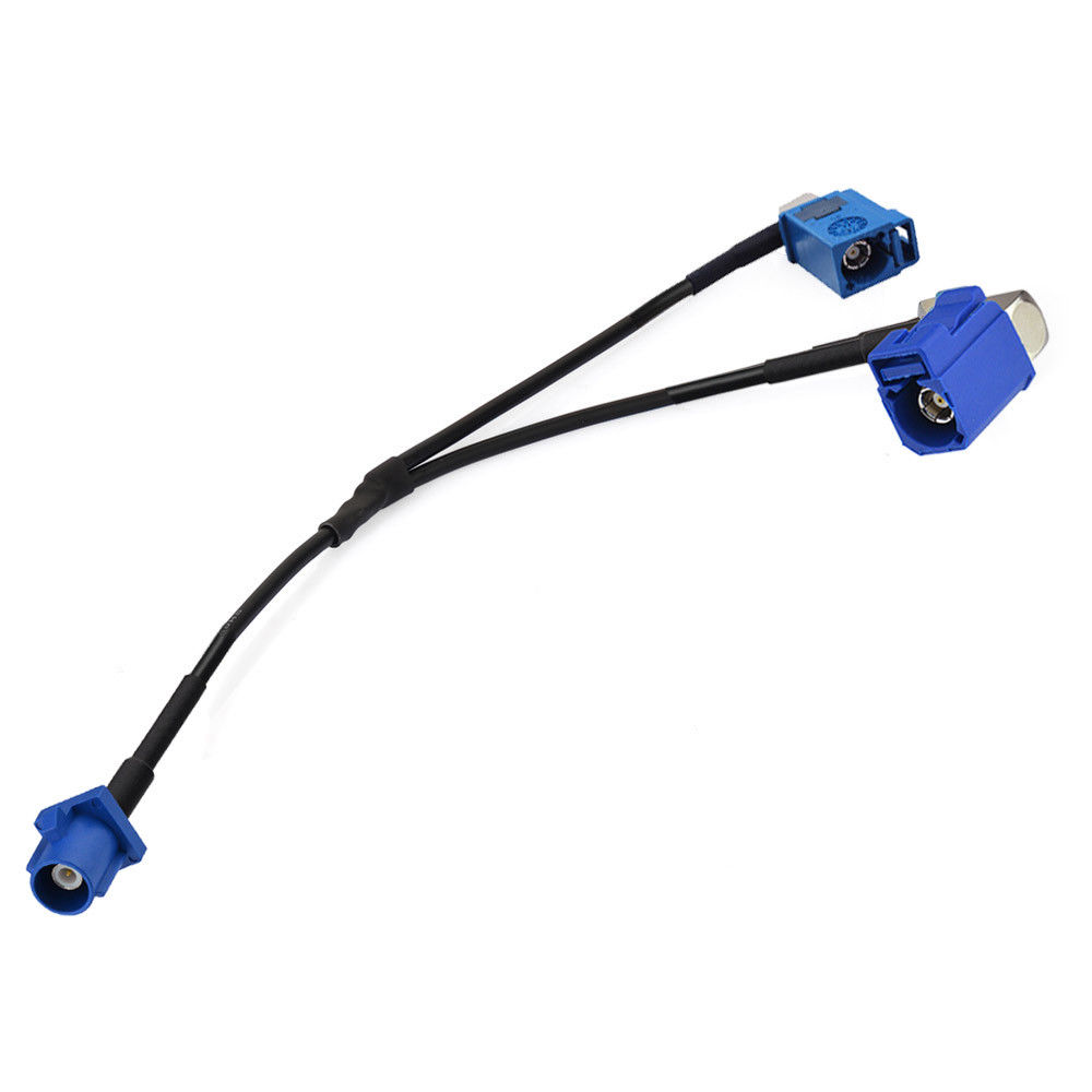 gps天线电缆y分配器fakra电缆,用于汽车立体声升级宝马大众奥迪奔驰