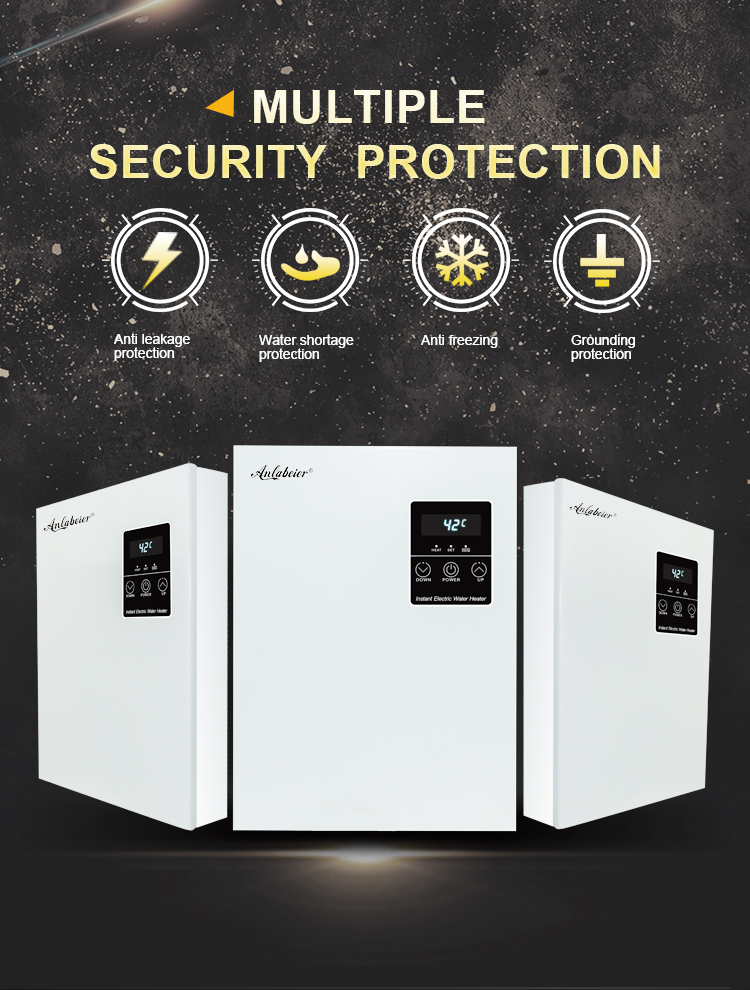 home appliances wall mounted portable bath instant electric tankless hot shower water heater