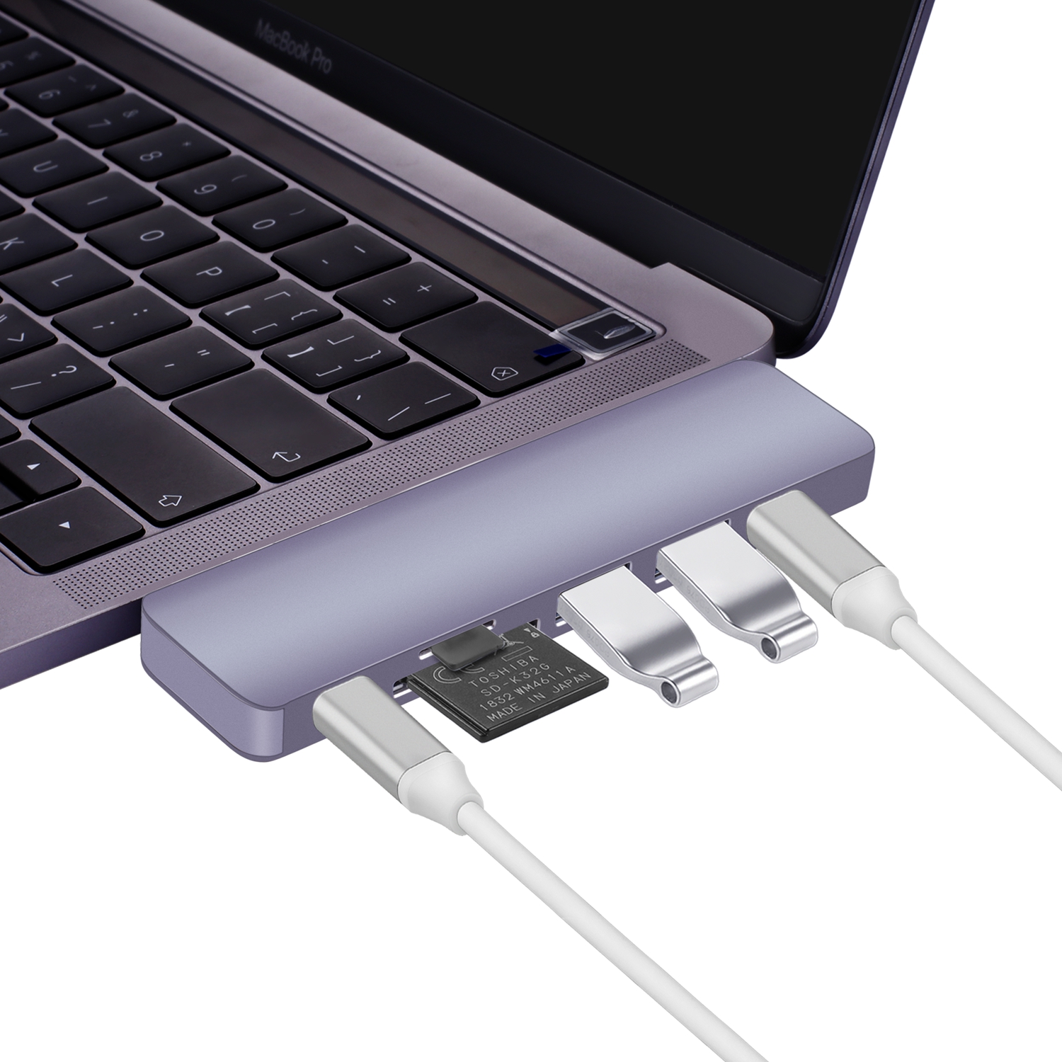 Китайский производитель 7 в 1 USB C многопортовый адаптер USB Type-C Hub для macbook pro со слотом sd/tf