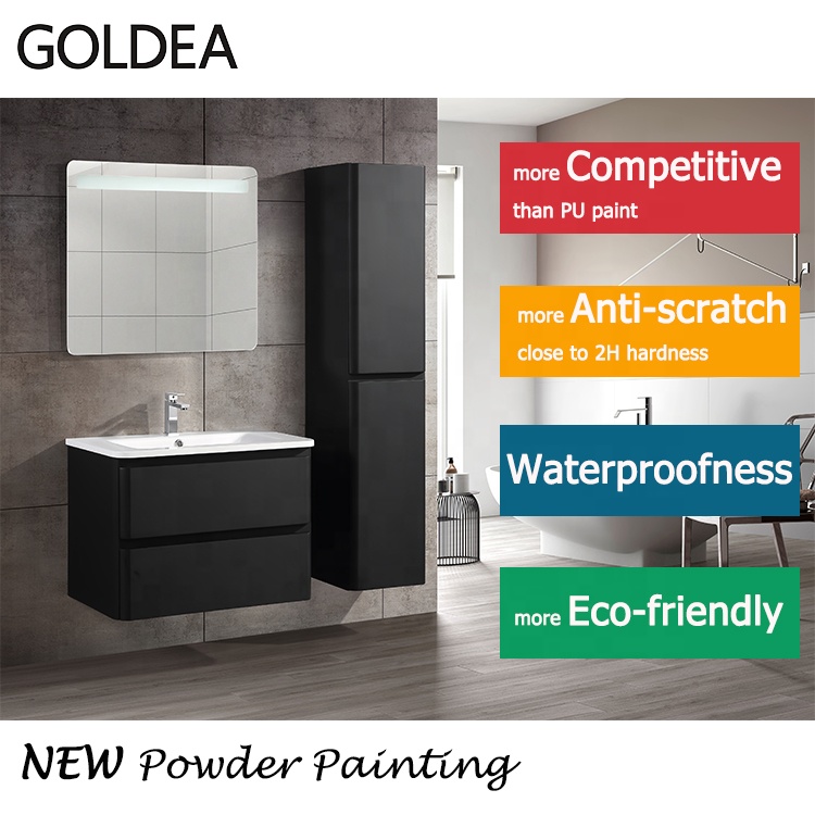 Wall MDF waterproof bathroom washbasin cabinet bathroom furniture