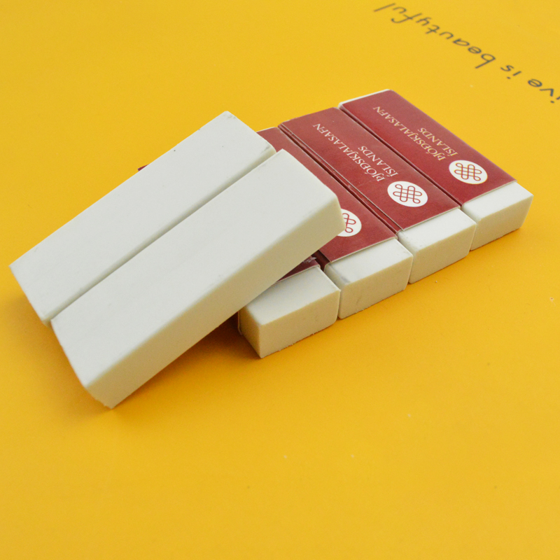 Chinese Stationery Custom TPR White Pencil Rubber Erasers