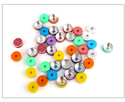 Medical 20mm bottle stopper plug with lip