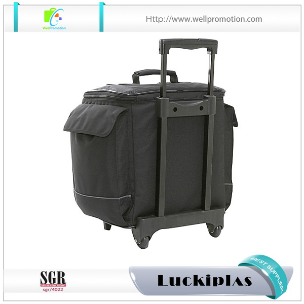 コンパートメント付きの断熱ローリングワインクーラーバッグ 夏のキャンプ用のPVCライニングクーラー