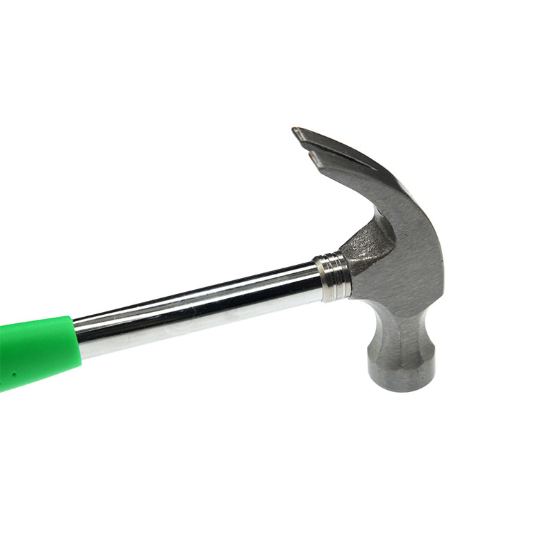 Best Selling Worldwide Green Steel Pipe Handle Claw Hammer