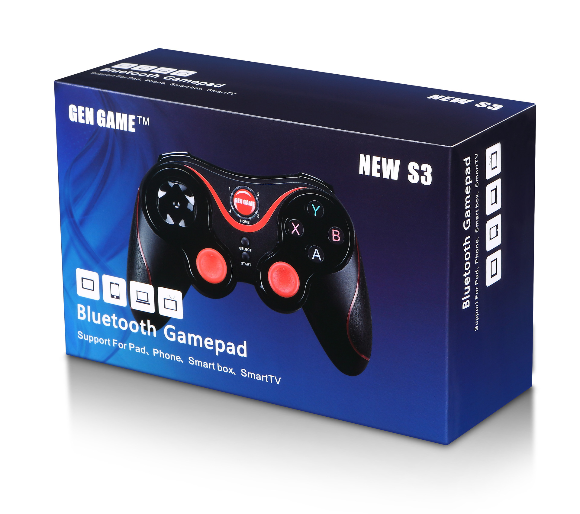 Gen Game S3 mobile phone joystick for IOS android joystick S3 wireless  gamepad compatible with Android & IOS