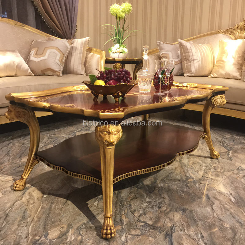 アンティークlion Glass Top Coffee Table アンティークlion Glass Top Coffee Table アンティークlion Glass Top