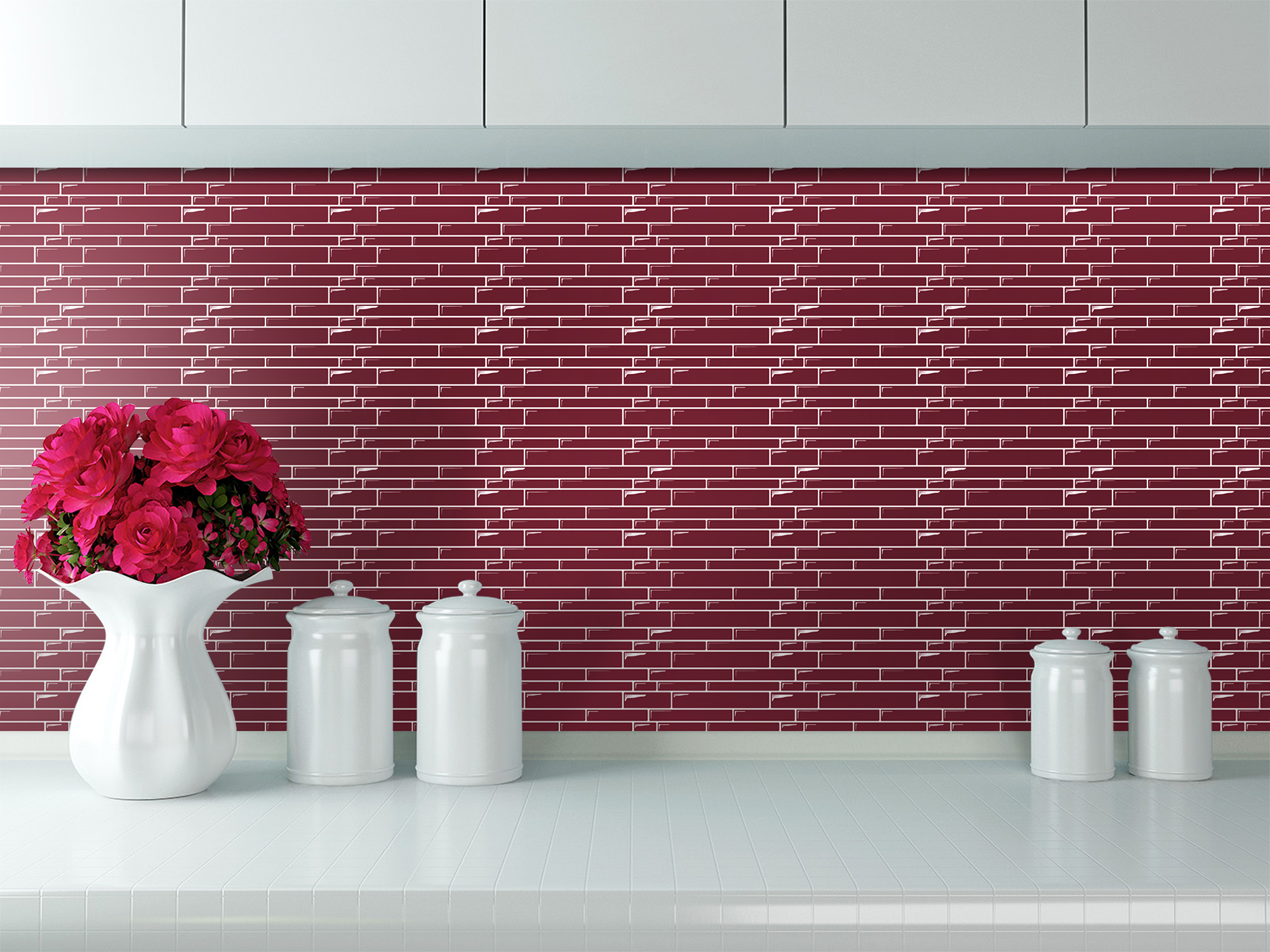 Smart Peel and Stick Wall Tiles, Self Stick Wall Backsplash Tile