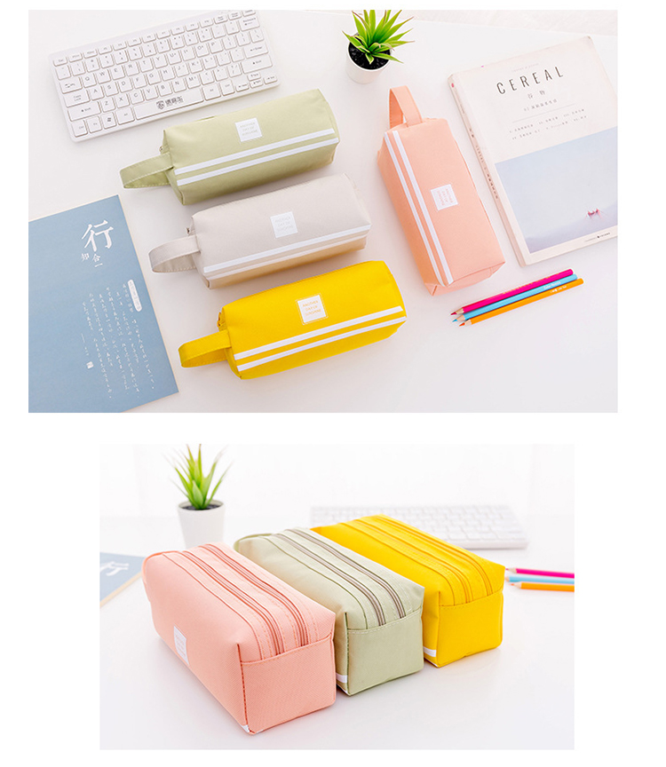 创意大容量铅笔盒多功能双层拉链文具袋厂家批发 - buy pencil box