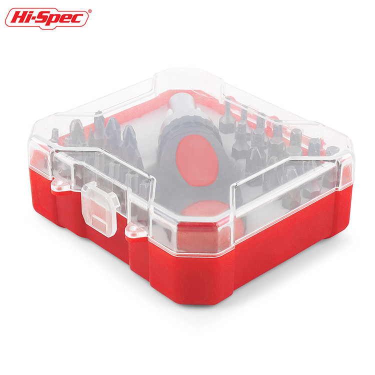 31pc Ratcheting Screwdriver Bit Set CRV Ratchet Screwdriver Set Tamper Proof Security Hex Torx Bits Set Hand Tools BI004