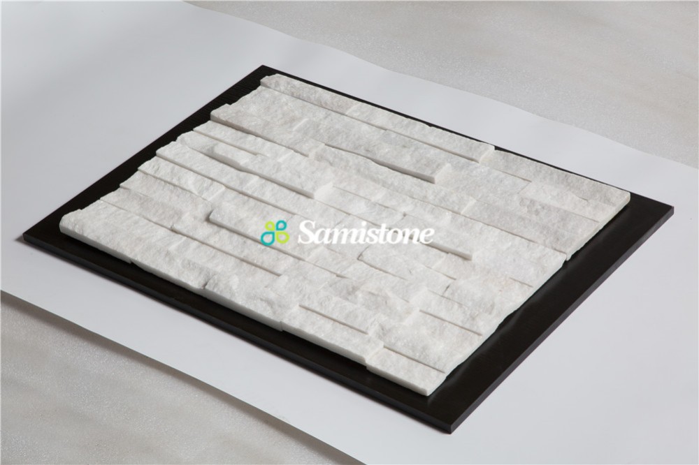 Samistone White Slate Culture Stone Wall Cladding for Villa Exterior Interior