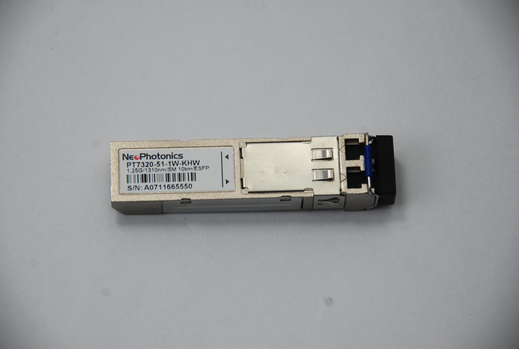 Neophotonics PT7320-51-1W-KHW 1.25G 1310nm 10km SFP Transceiver